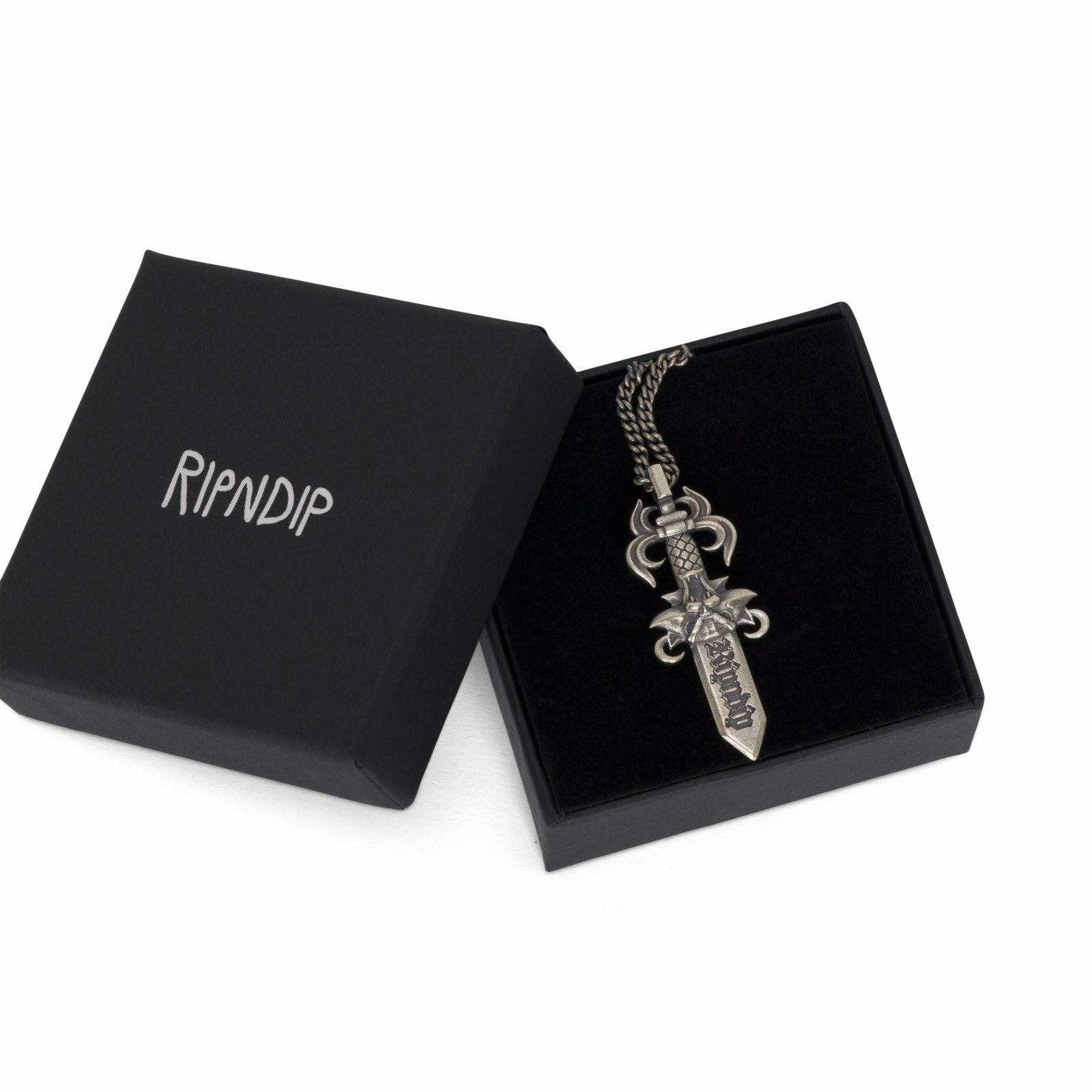 Ripndip Outlets | Nerm Dagger Necklace (Silver)