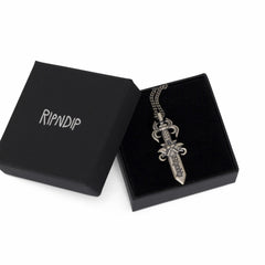 Ripndip Outlets | Nerm Dagger Necklace (Silver)