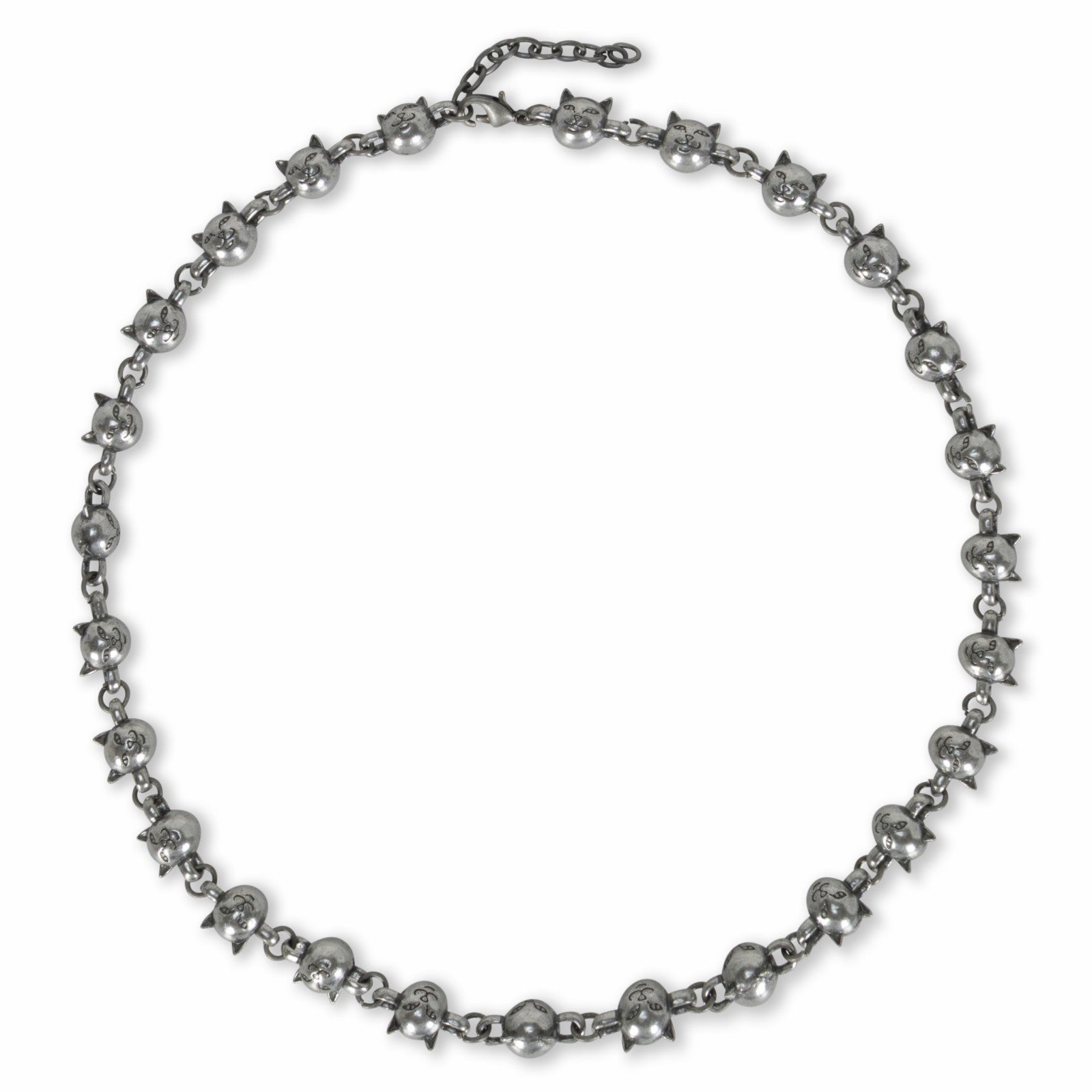 Ripndip For Sale | Lord Nermal Ball and Chain Necklace (Silver)