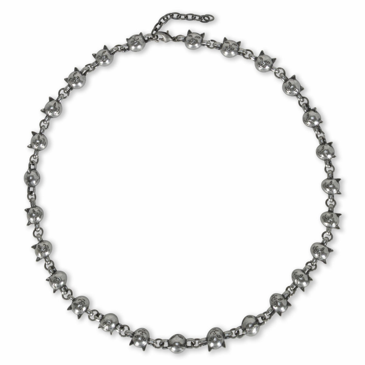 Ripndip For Sale | Lord Nermal Ball and Chain Necklace (Silver)