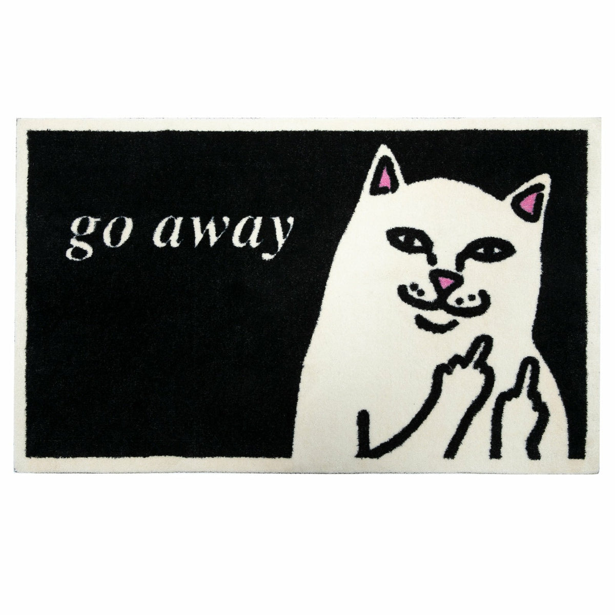 Ripndip Sale | Go Away Rug (Black)