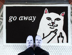 Ripndip Sale | Go Away Rug (Black)