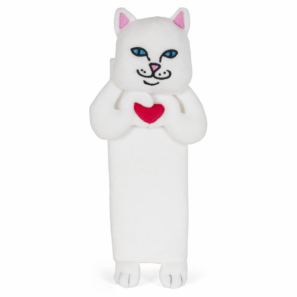 Ripndip Online | Nermal Loves Seat Belt Cover (White)