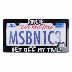 Ripndip Outlets | Tailgate License Plate Frame (Black) - Ripndip
