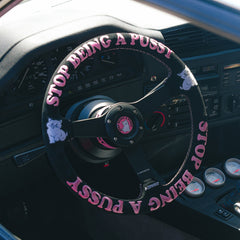 Ripndip For Sale | Ripndip x NRG Stop Being A Pussy Steering Wheel (Black / Pink)