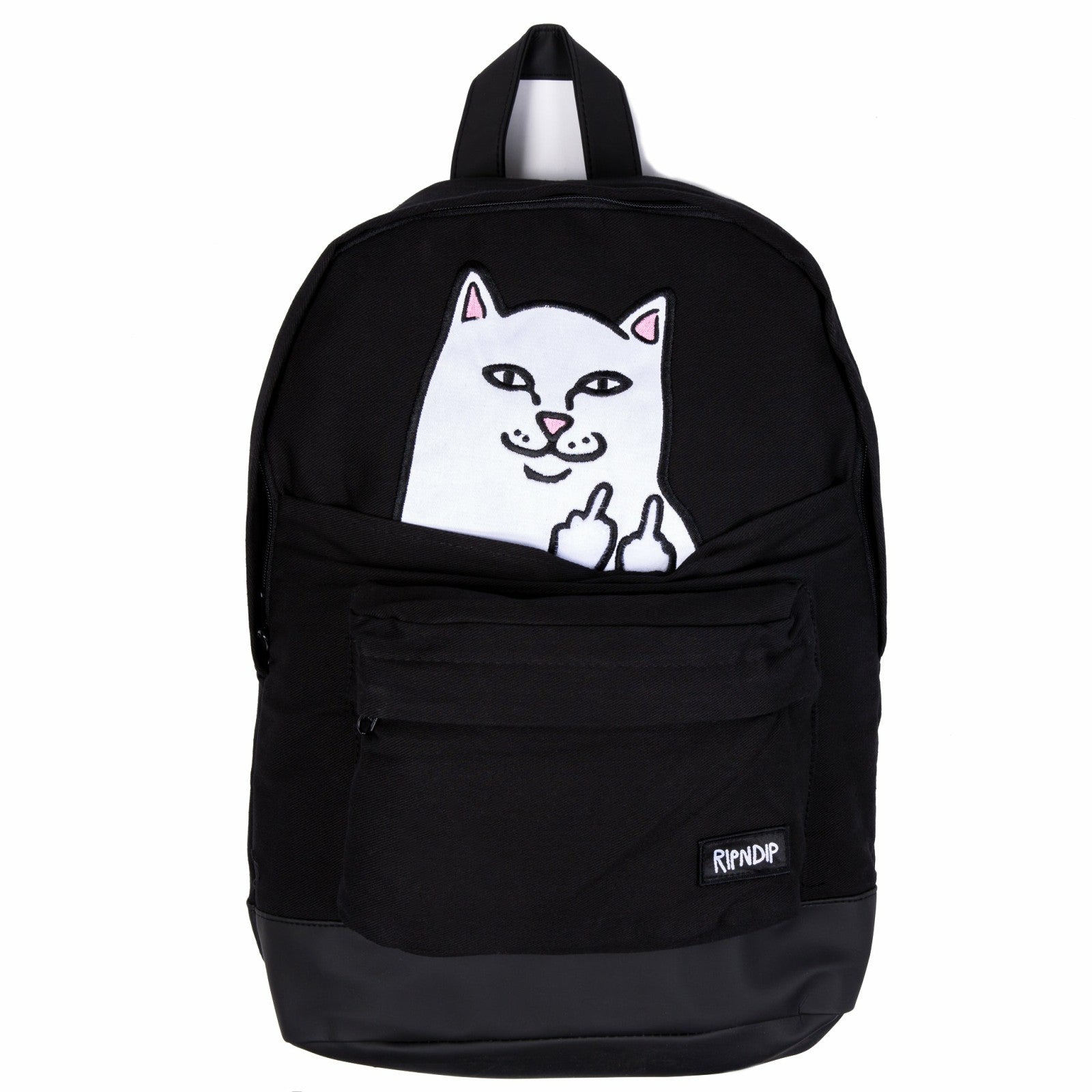 Ripndip Sale | Lord Nermal Velcro Hands Backpack (Black)