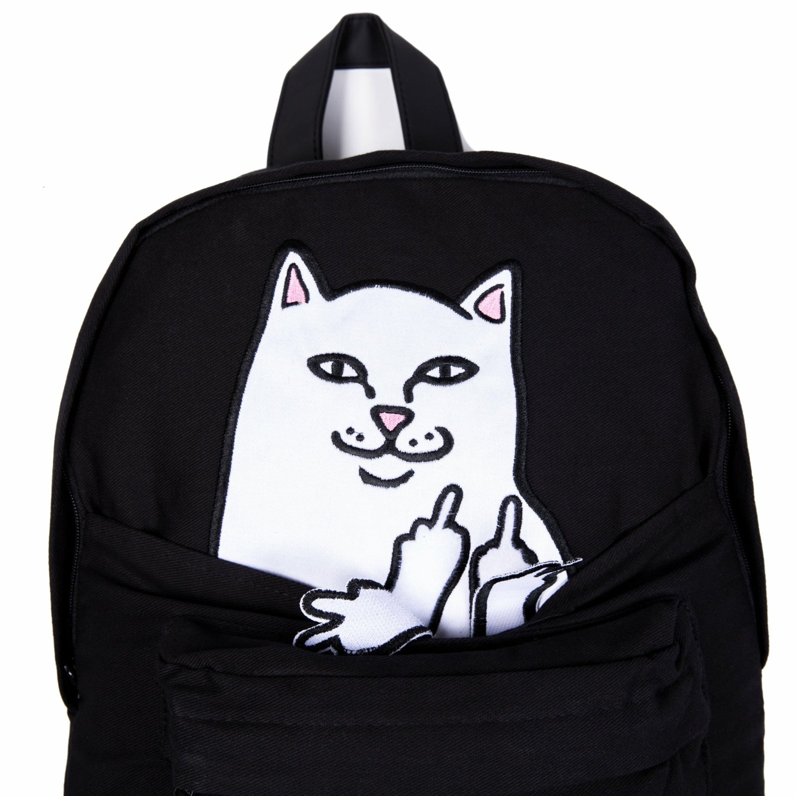 Ripndip Sale | Lord Nermal Velcro Hands Backpack (Black)