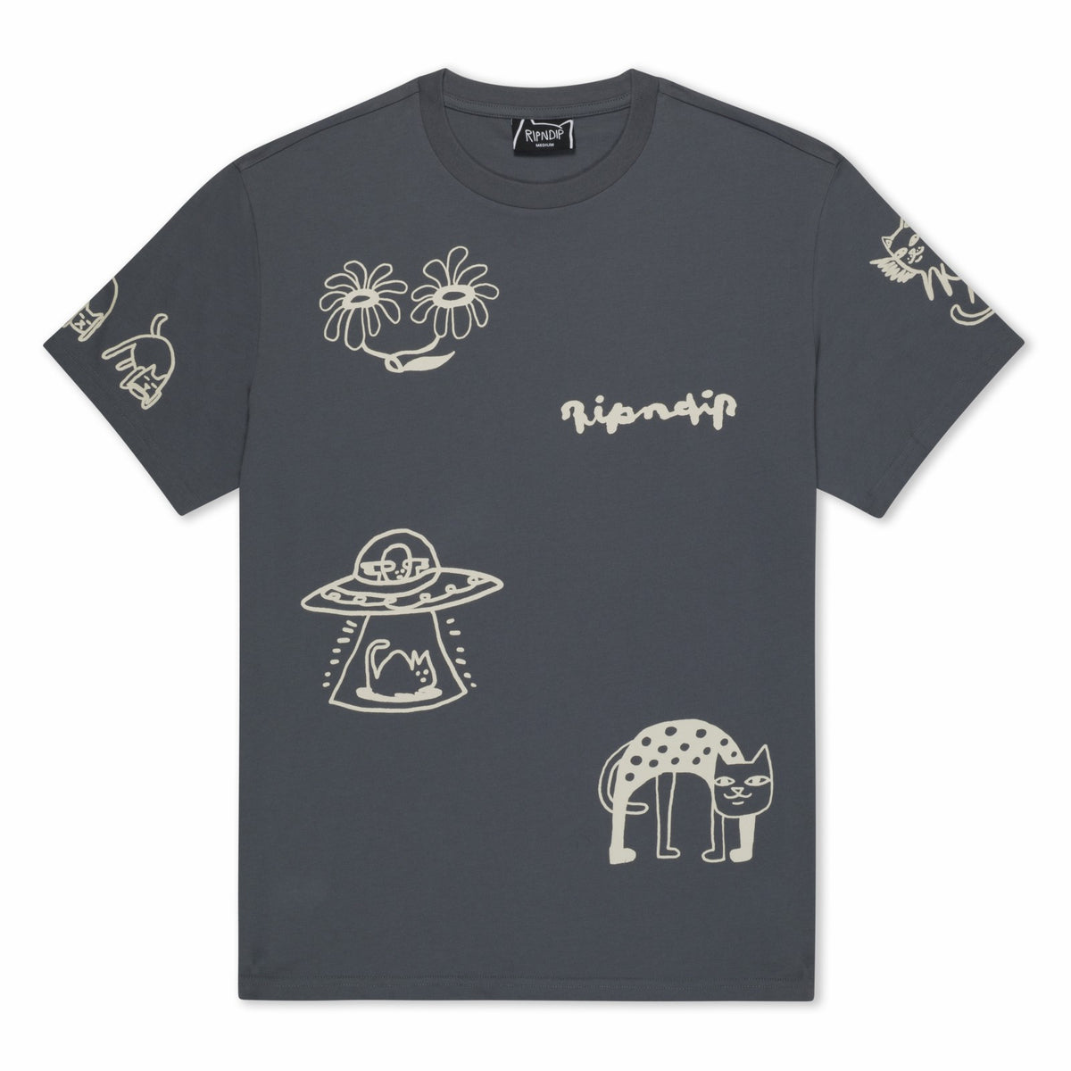 Ripndip New | Blonded Tee (Charcoal)