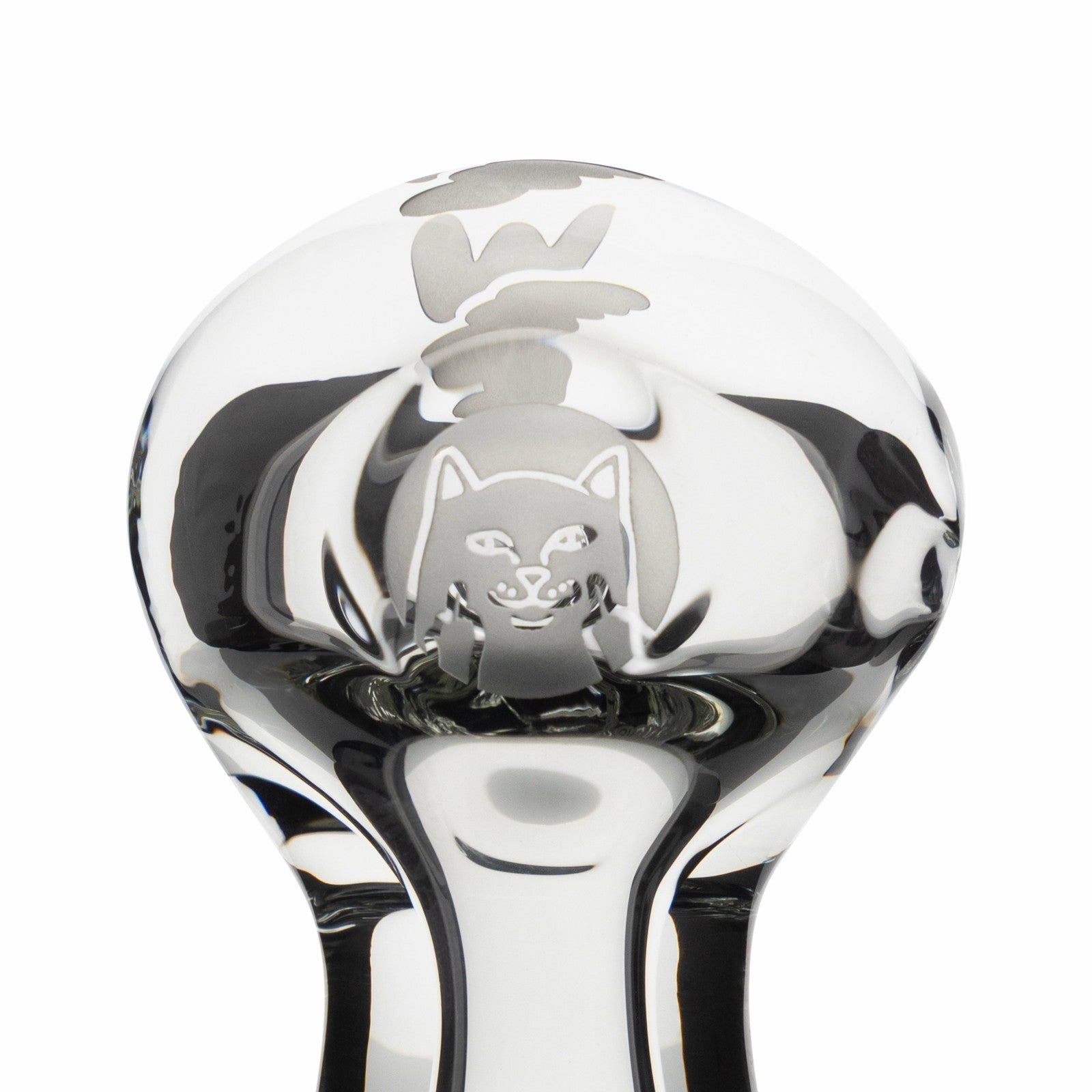 Ripndip Discount | Whomp It x Ripndip Lord Nermal Spoon Pipe (Clear)