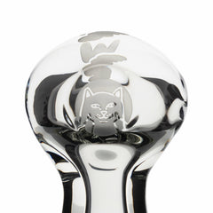 Ripndip Discount | Whomp It x Ripndip Lord Nermal Spoon Pipe (Clear)
