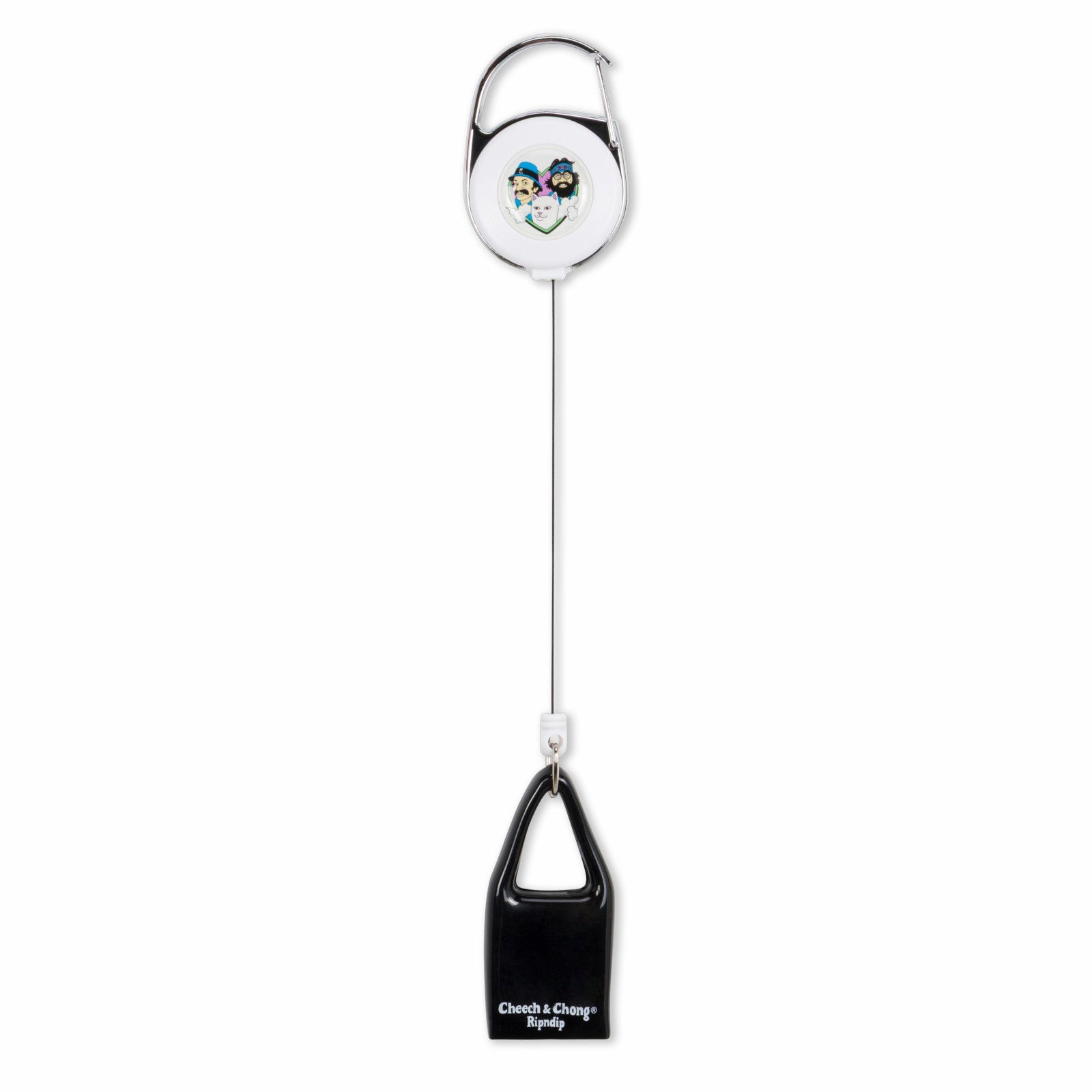 Ripndip New | I Heart Pot Retractable Keychain (Black)