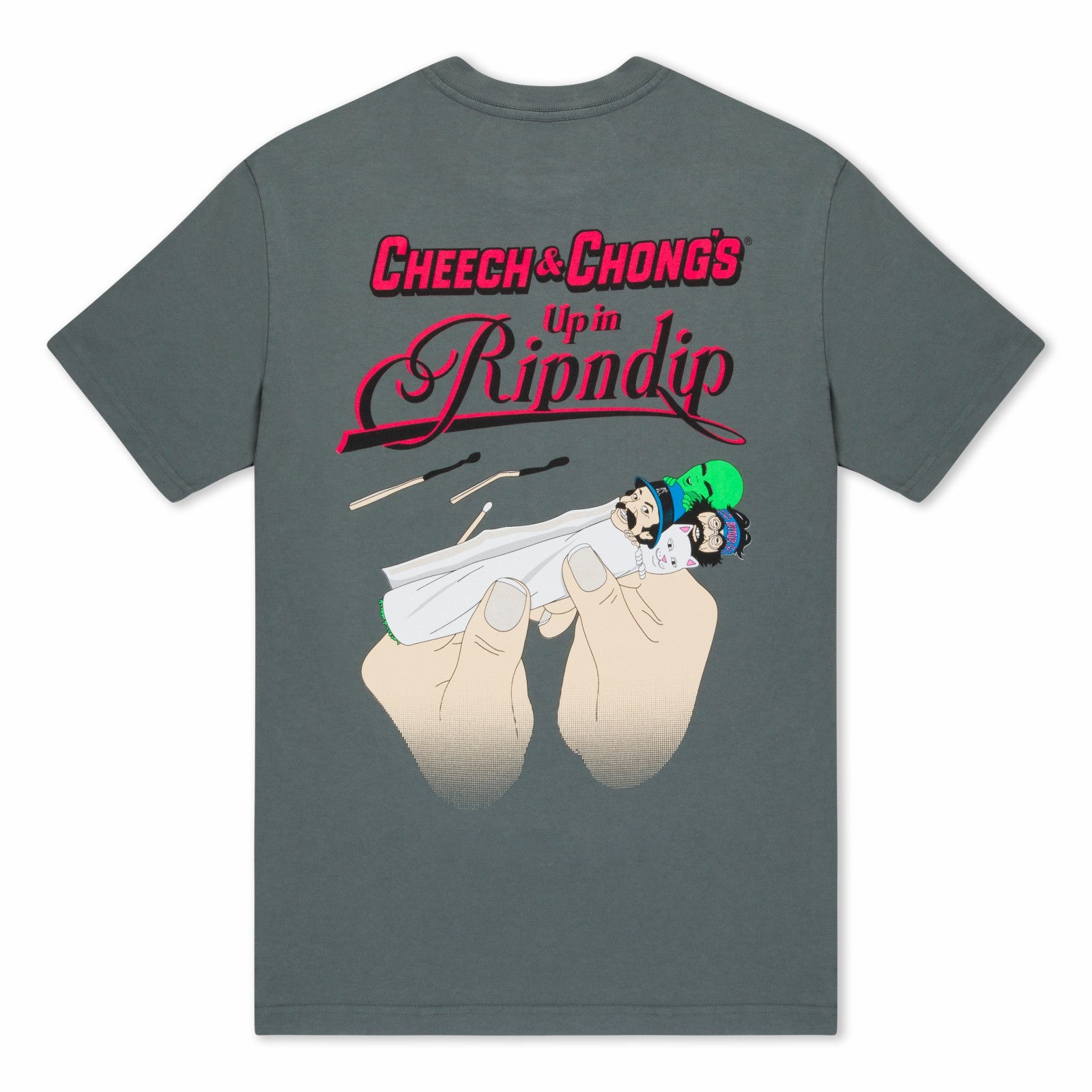 Ripndip Online | Roll Me Up Pocket Tee (Charcoal)