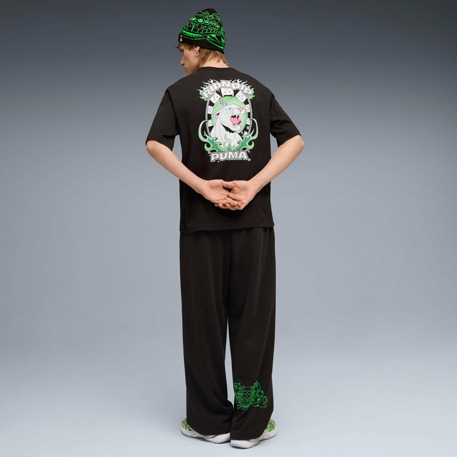 Ripndip Discount | PUMA X RIPNDIP Boxy Graphic Tee (Puma Black)