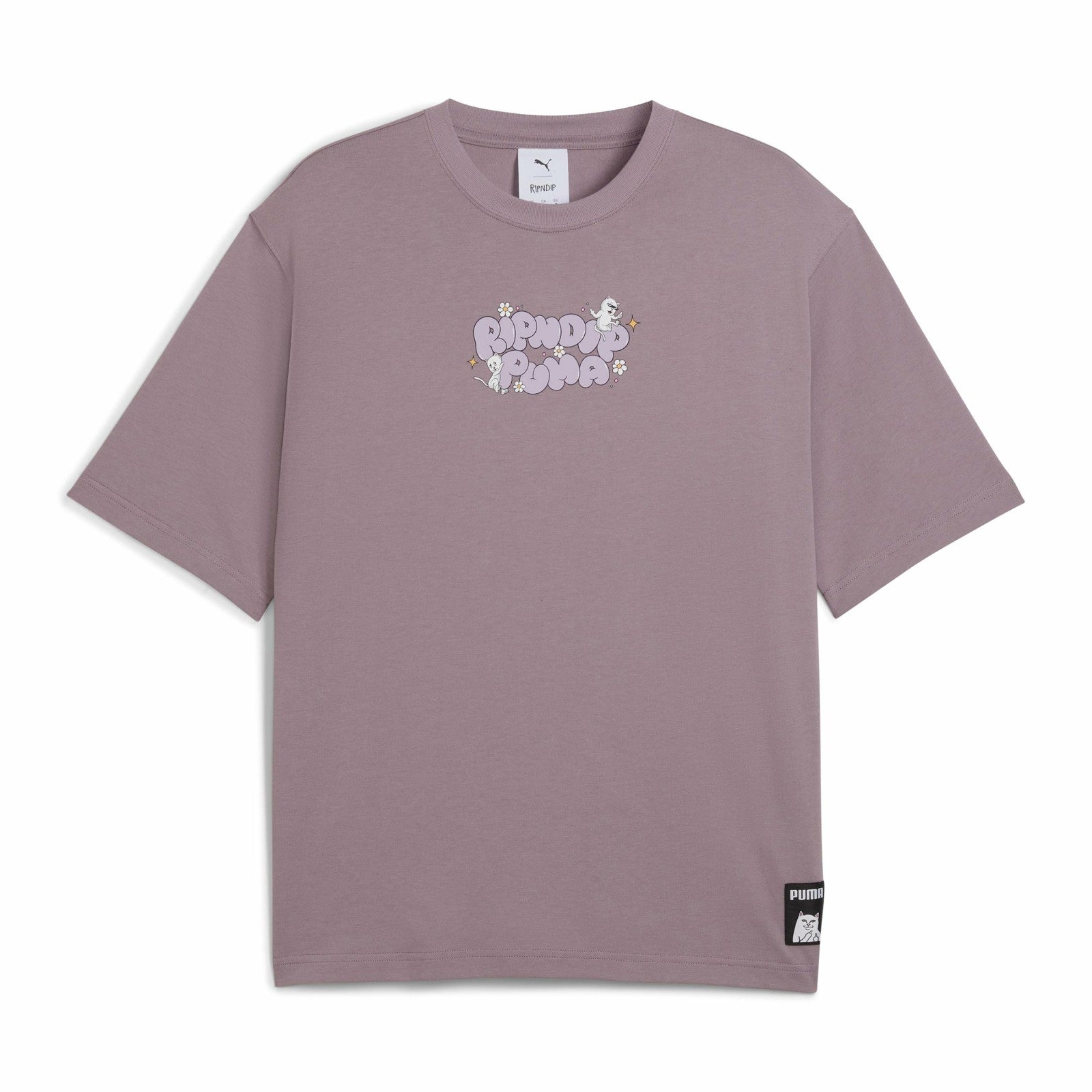 Ripndip Outlets | PUMA X RIPNDIP Boxy Graphic Tee (Plum Jam)
