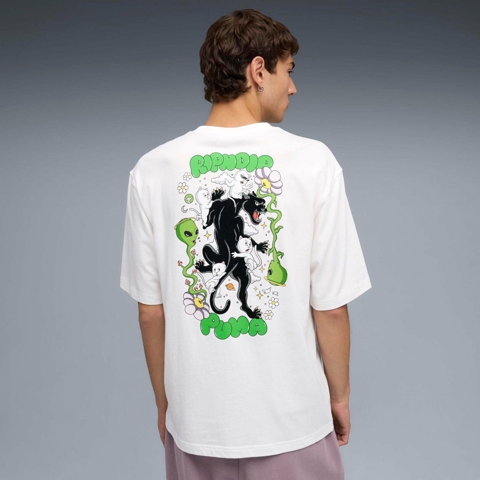 Ripndip Sale | PUMA X RIPNDIP Boxy Graphic Tee (Puma White)