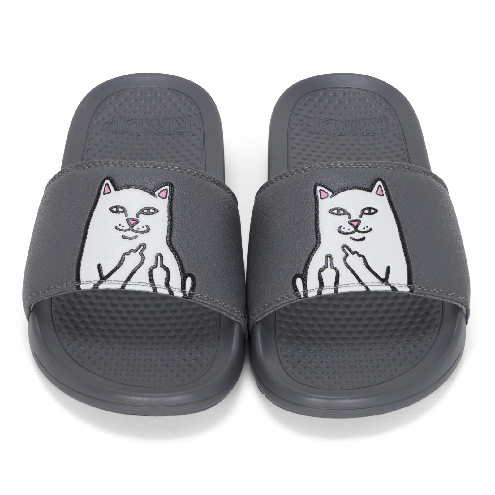 Ripndip Online Shop | Lord Nermal Slides (Charcoal)