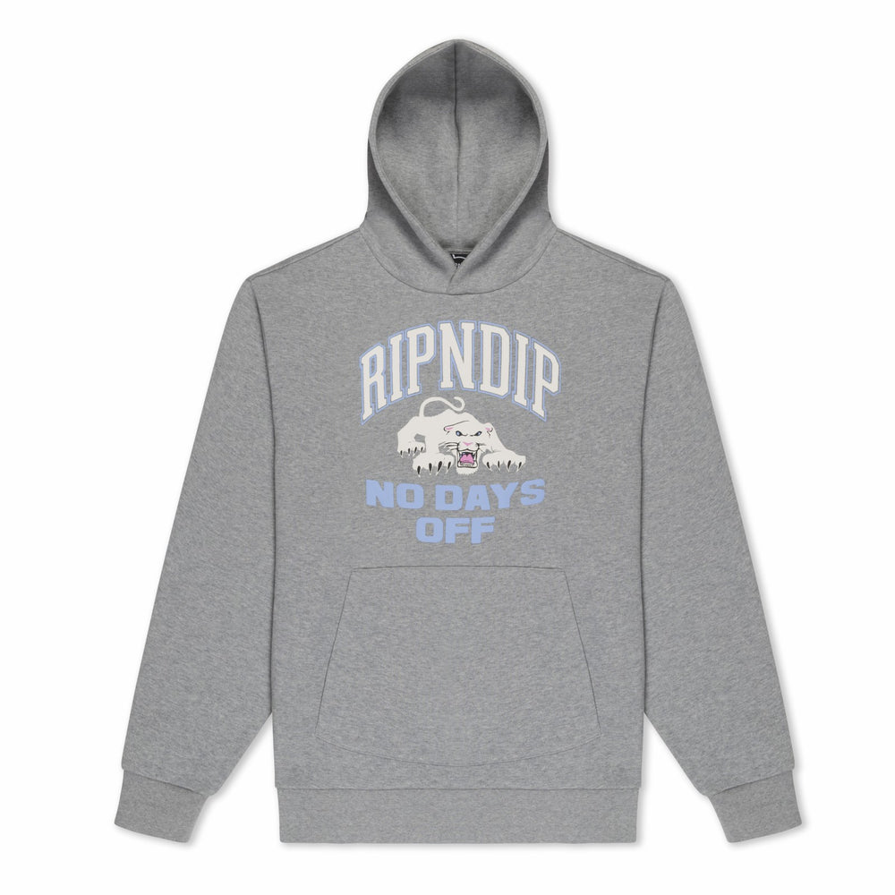Ripndip New | White Panther Hoodie (Heather Grey)