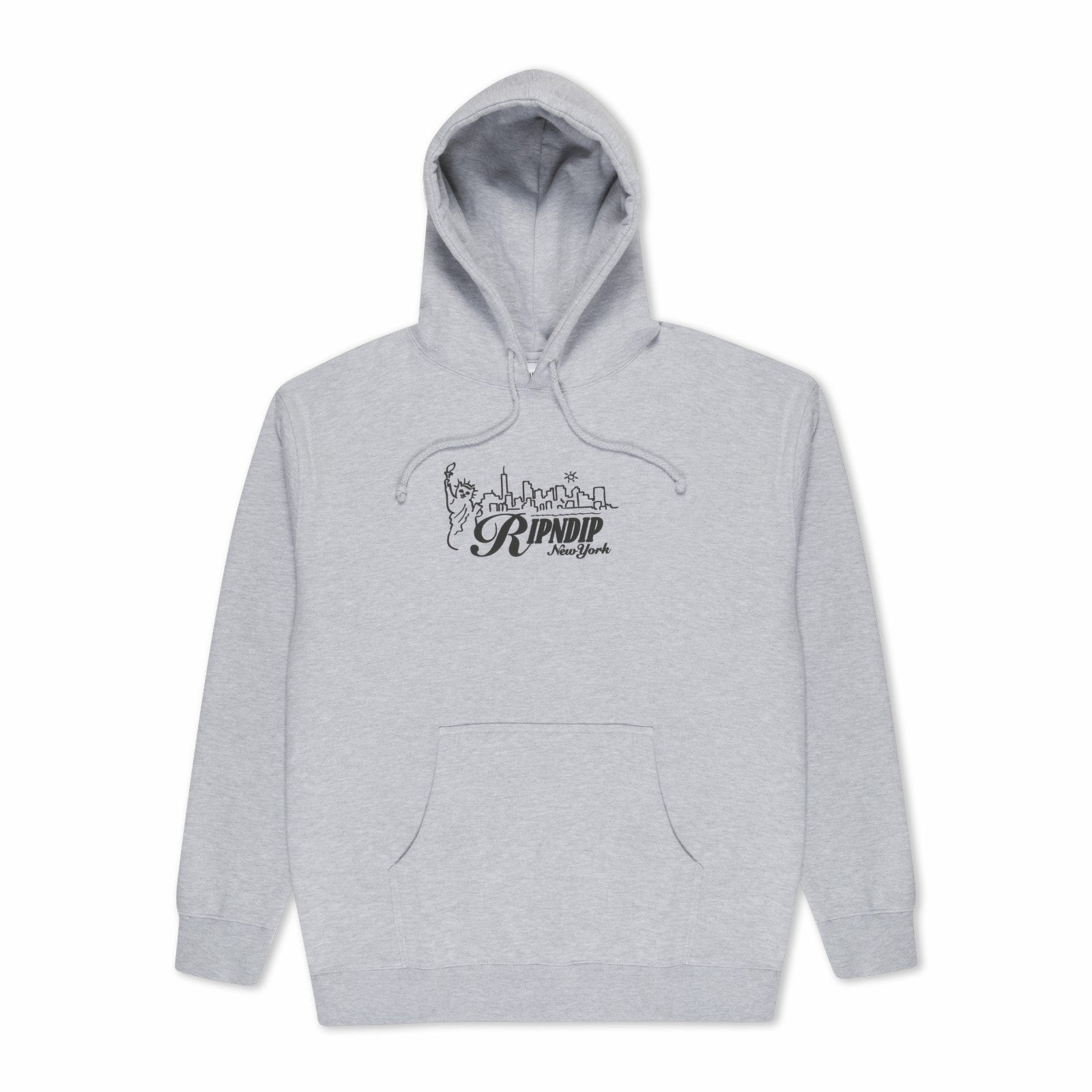 Ripndip Outlets | NYC Skyline Hoodie (Ash Heather)