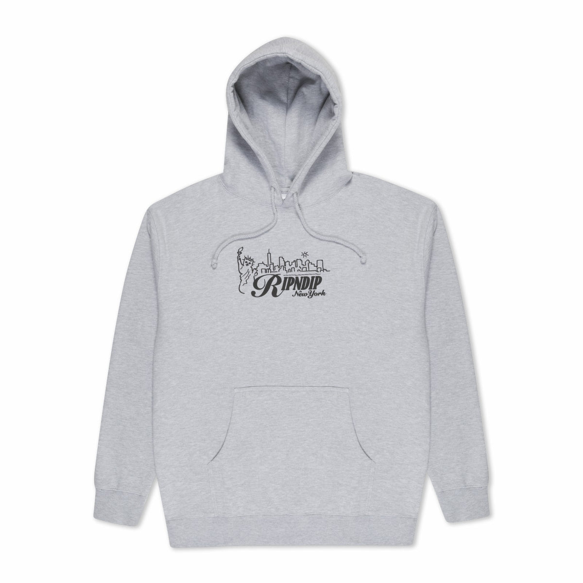 Ripndip Outlets | NYC Skyline Hoodie (Ash Heather)