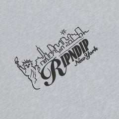 Ripndip Outlets | NYC Skyline Hoodie (Ash Heather)