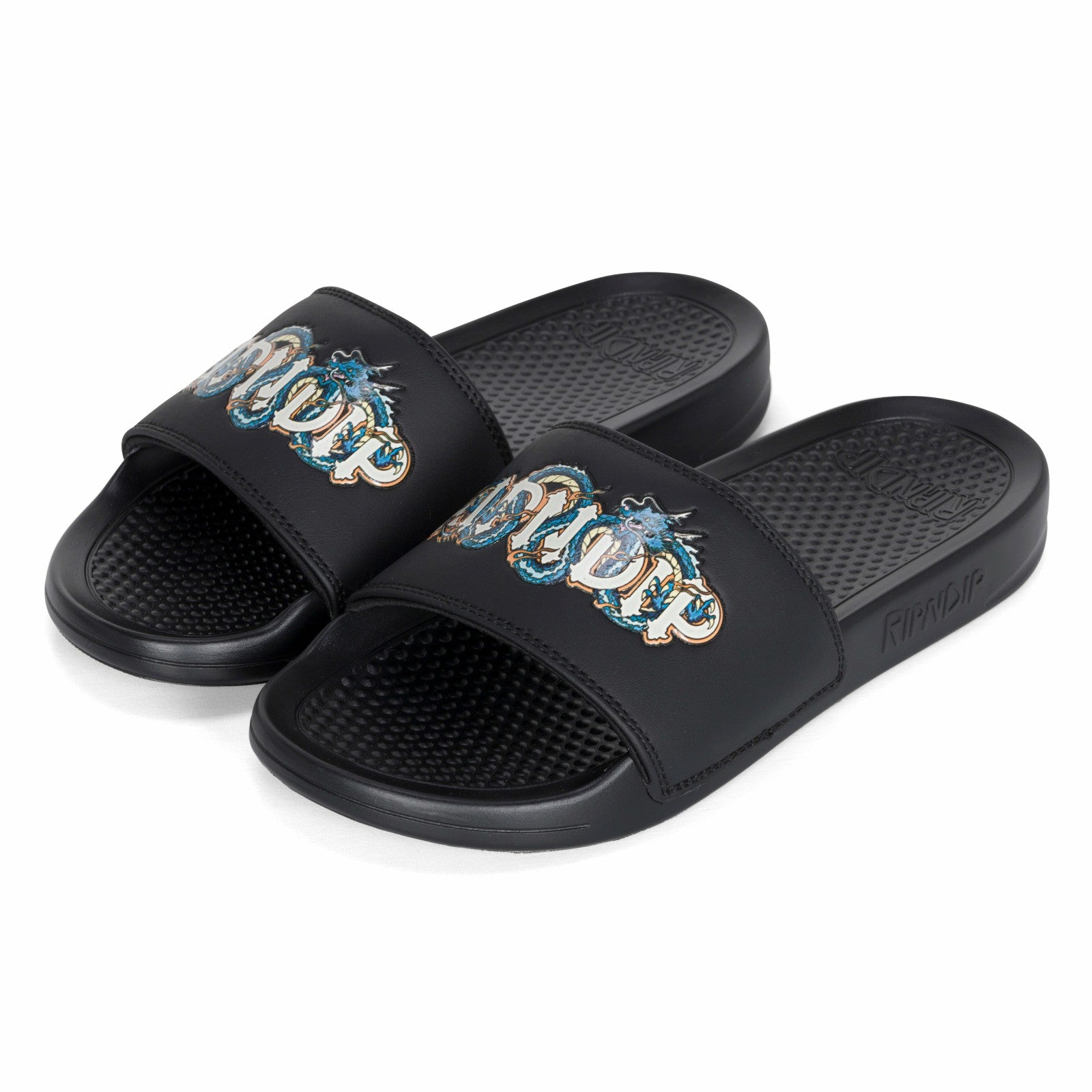 Ripndip Outlets | Shen Nerm Slides (Black)