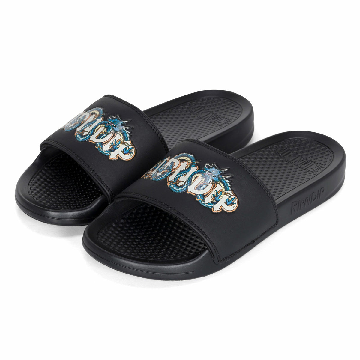 Ripndip Outlets | Shen Nerm Slides (Black)