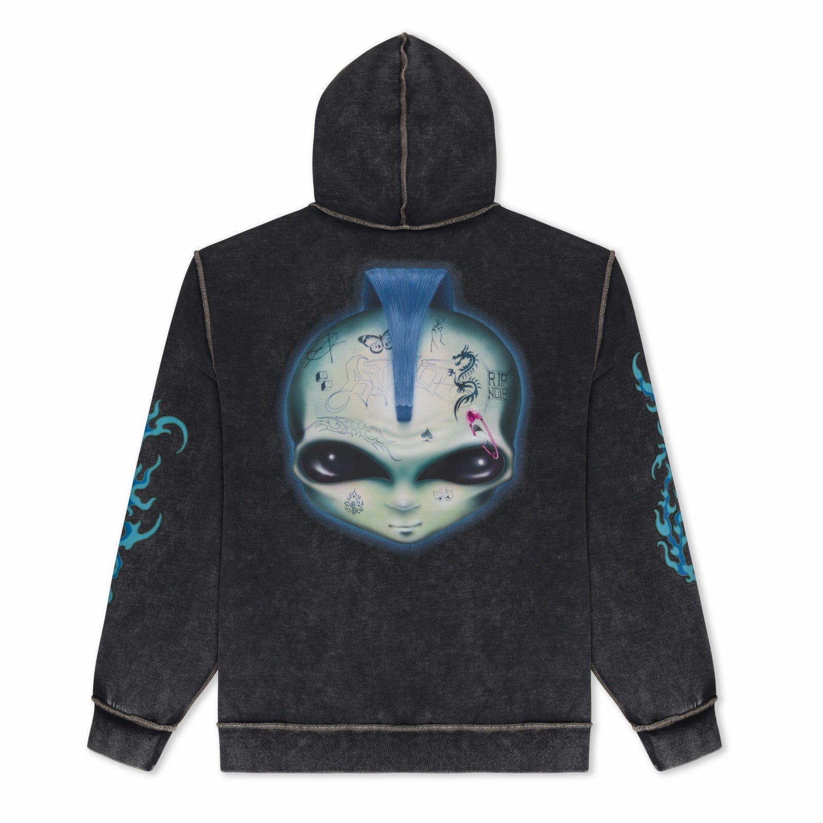 Ripndip Sale | Squabble Up Hoodie (Black Vintage Wash)