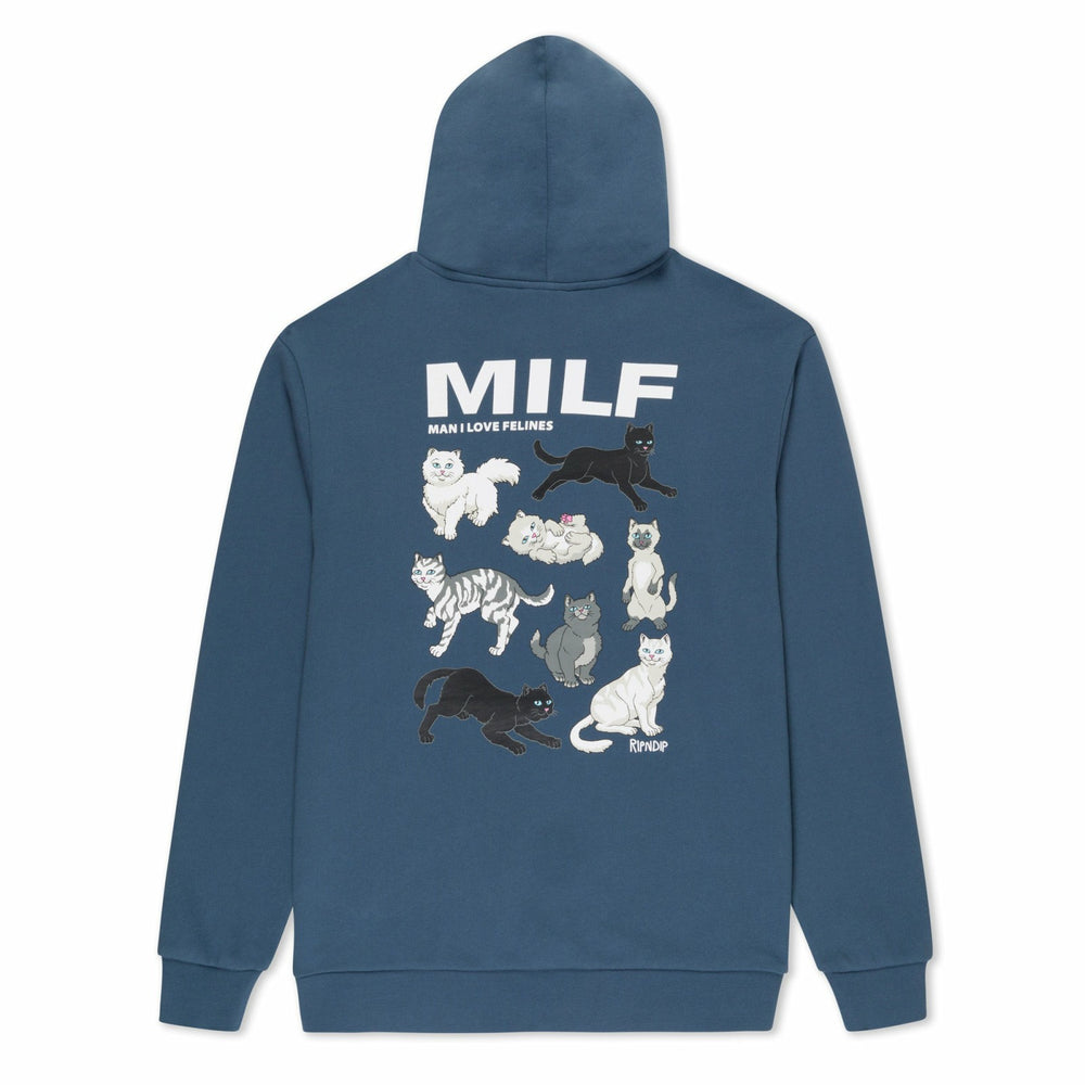Ripndip Discount | Man I Love Felines Hoodie (Storm Blue)
