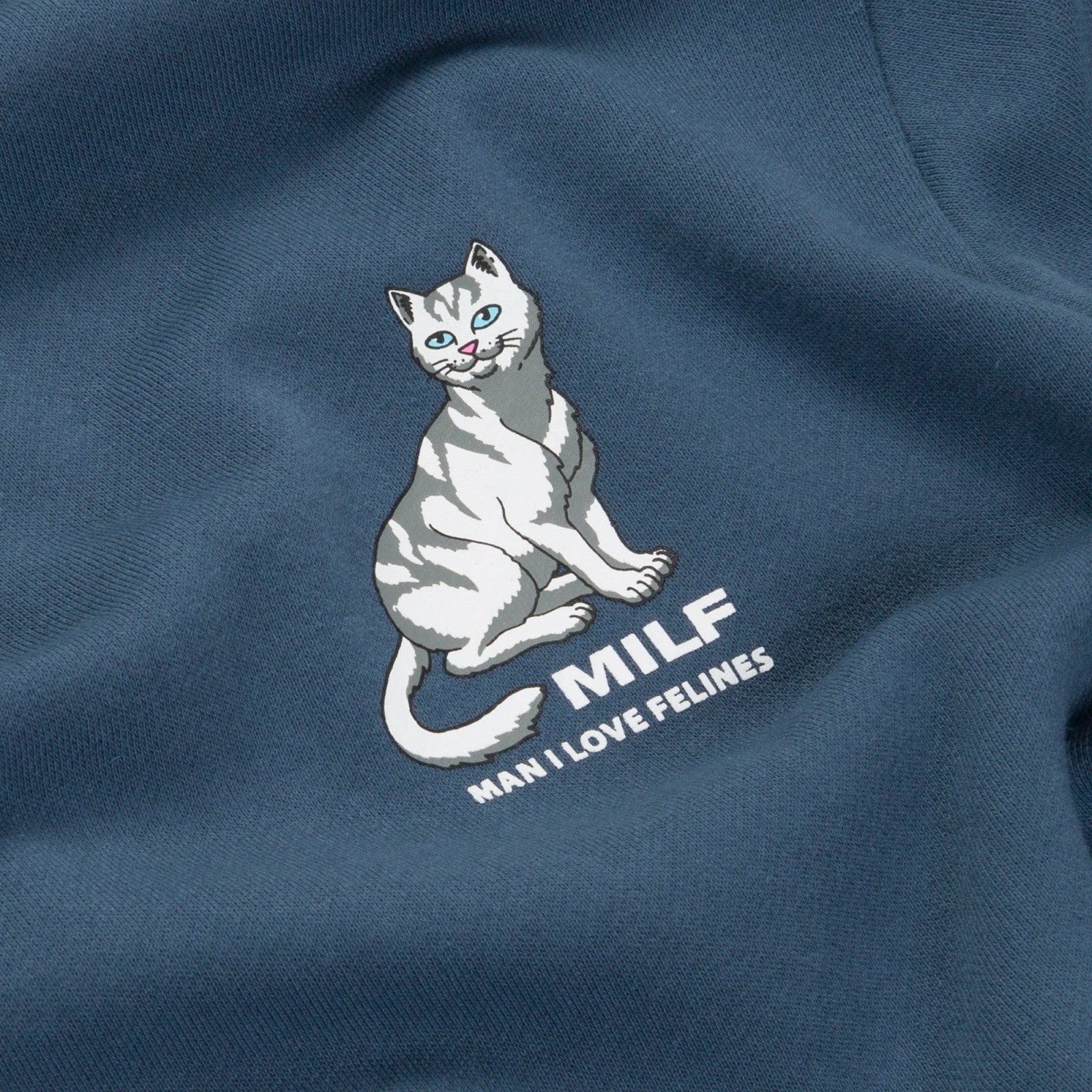 Ripndip Discount | Man I Love Felines Hoodie (Storm Blue)