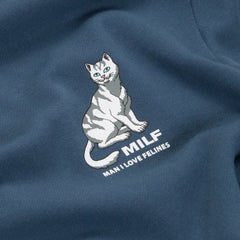 Ripndip Discount | Man I Love Felines Hoodie (Storm Blue)