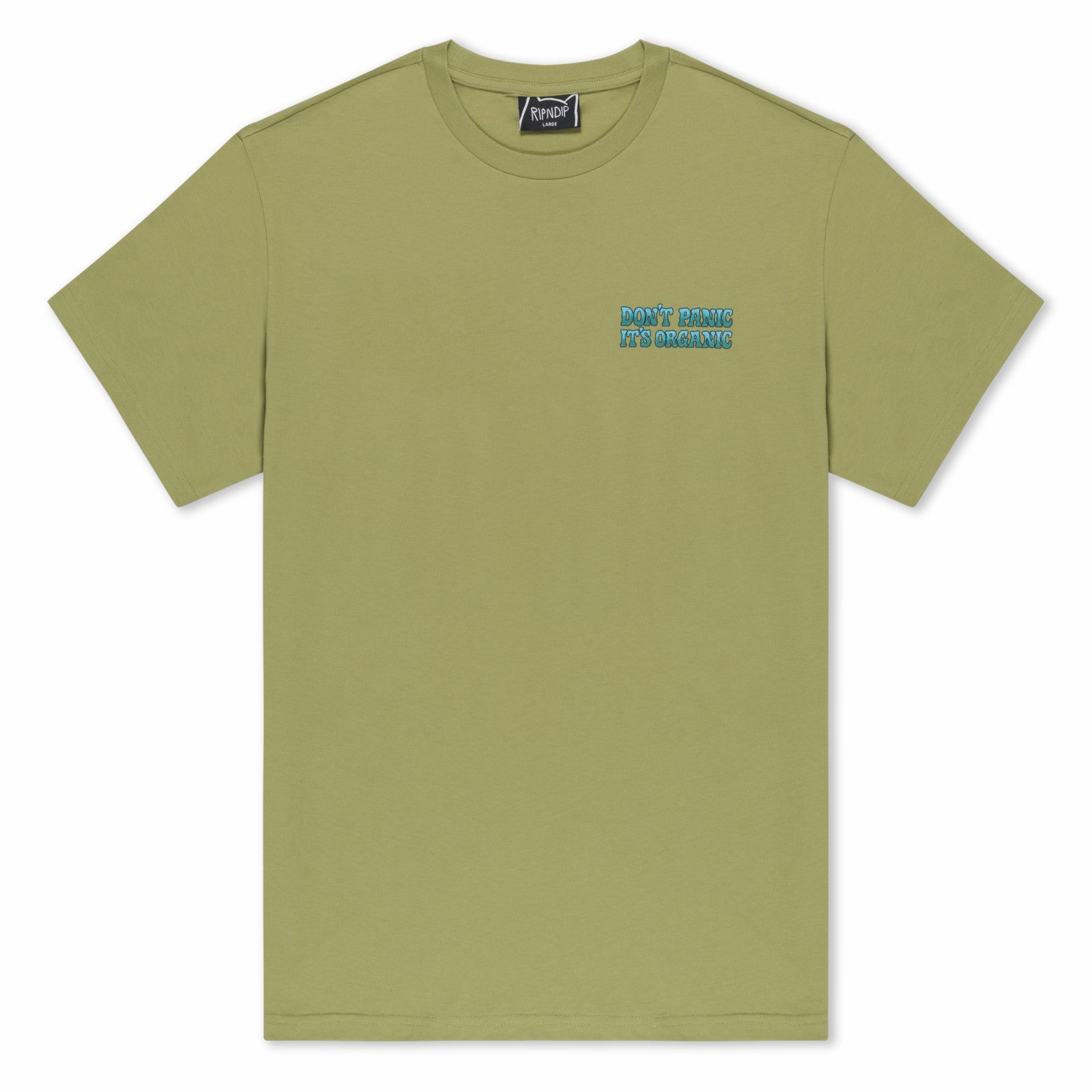 Ripndip Discount | Don't Panic Tee (Light Forest)