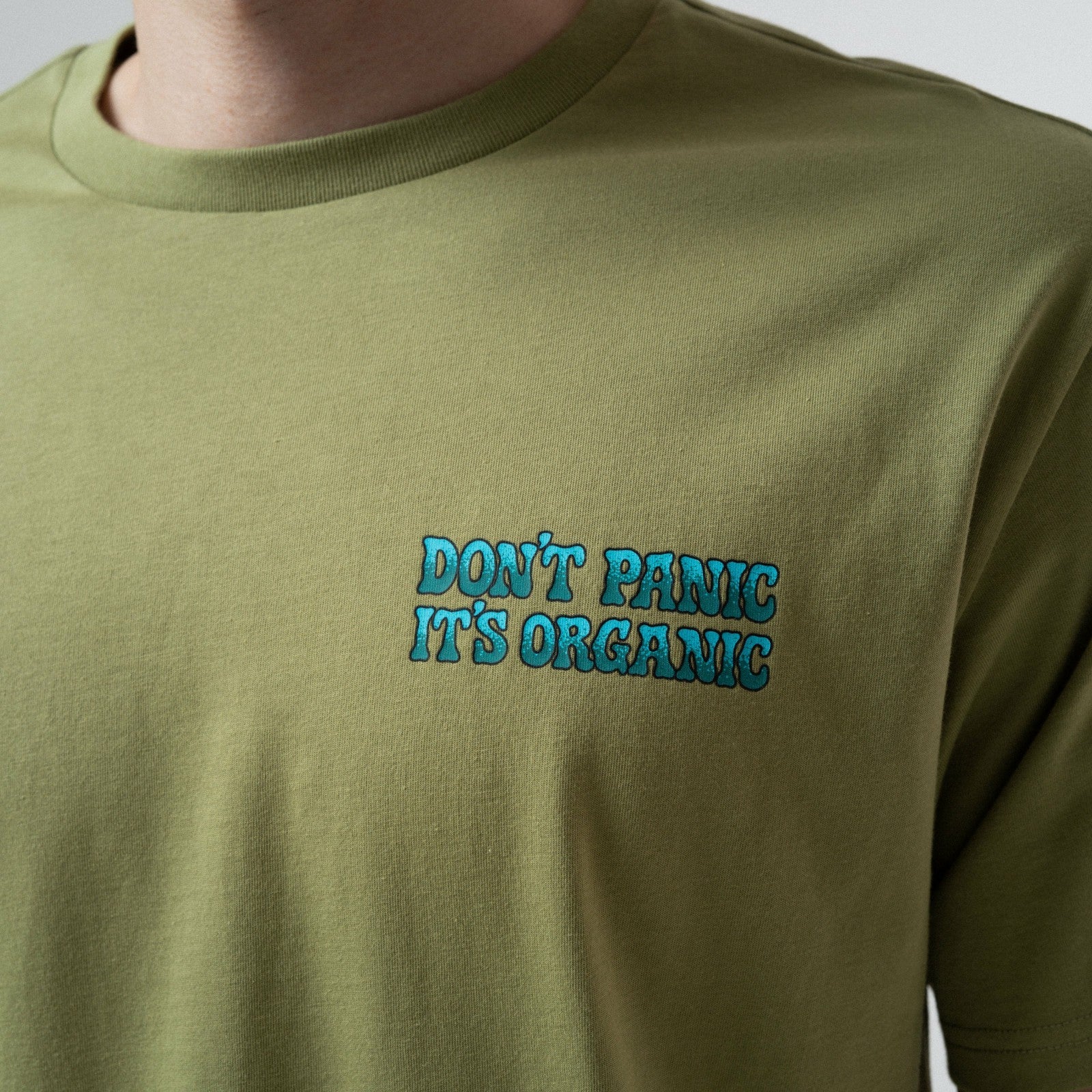 Ripndip Discount | Don't Panic Tee (Light Forest)