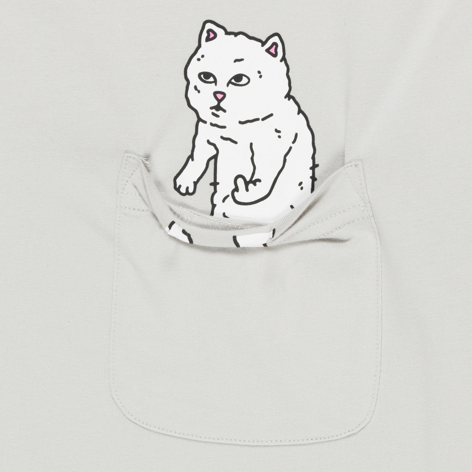 Ripndip Outlets | For Sale Pocket Tee (Grey)