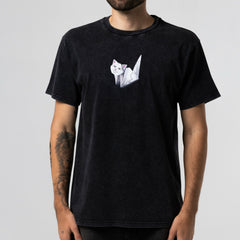 Ripndip For Sale | Origami Tee (Black Vintage Wash)