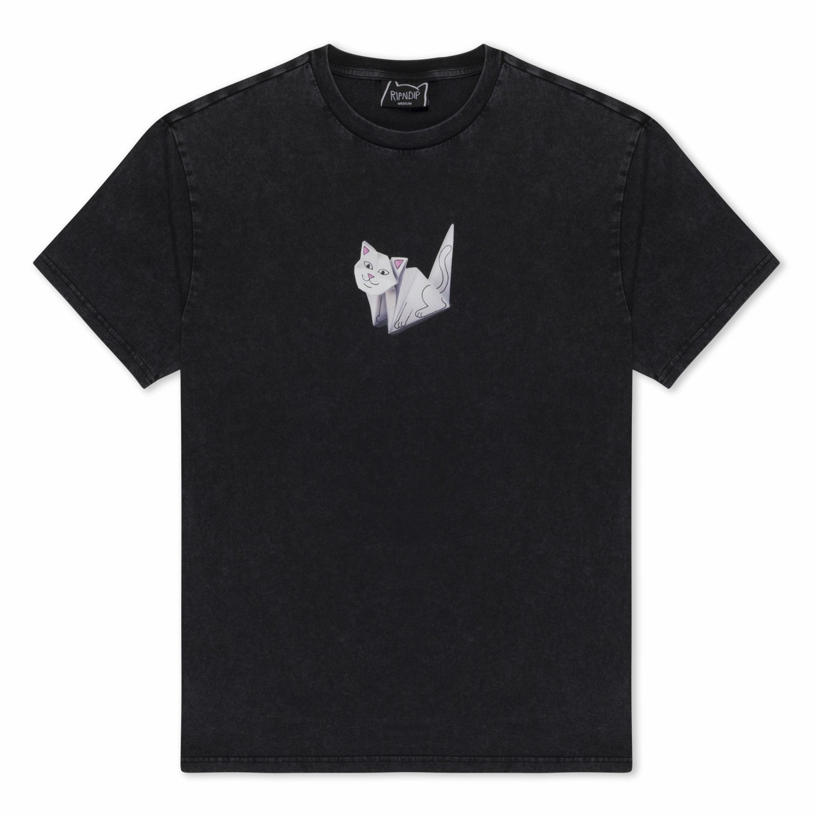 Ripndip For Sale | Origami Tee (Black Vintage Wash)