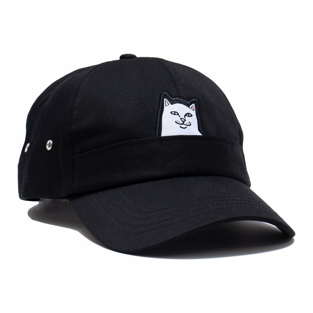 Ripndip Online Shop | Lord Nermal 6 Panel Pocket Hat (Black) - Ripndip