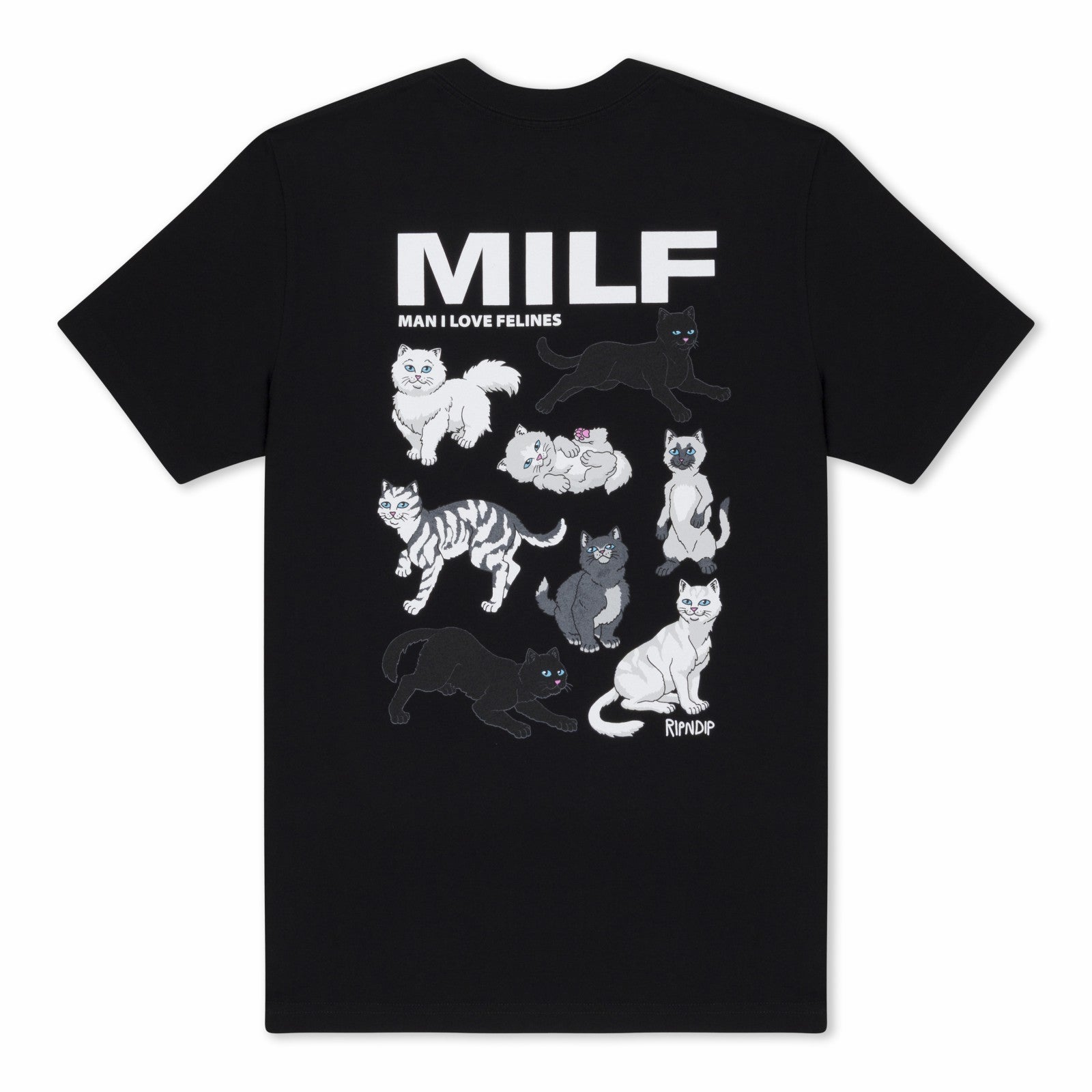Ripndip For Sale | Man I Love Felines Tee (Black)