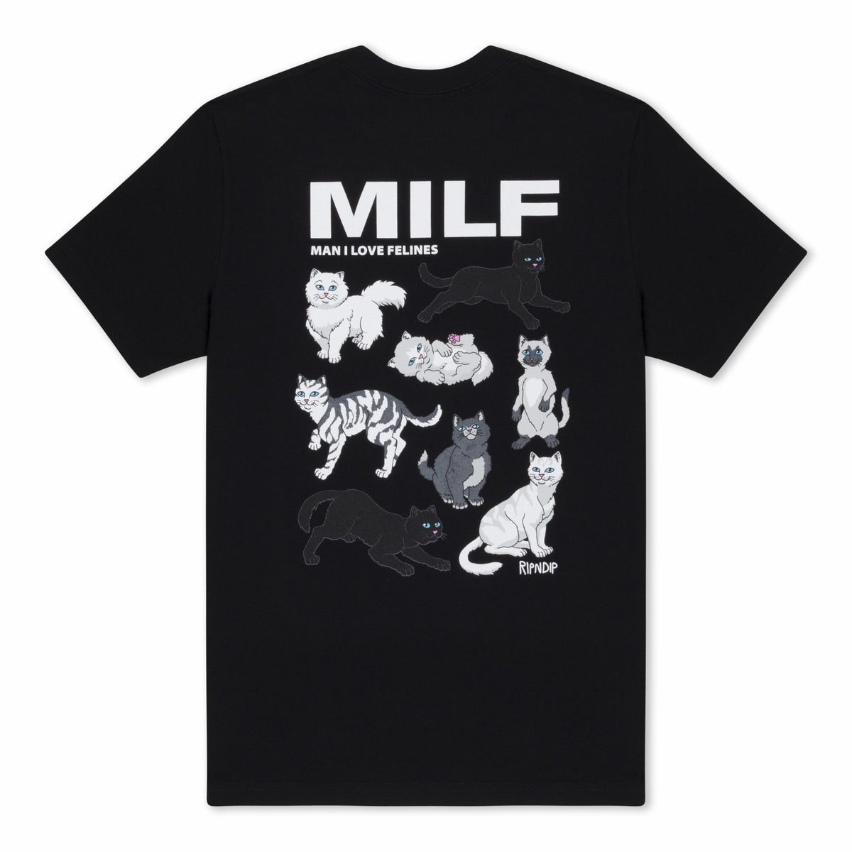 Ripndip For Sale | Man I Love Felines Tee (Black)