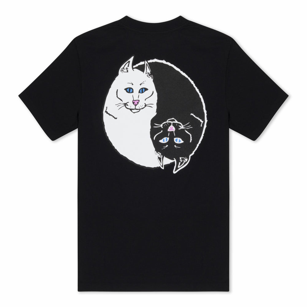 Ripndip Outlets | Nermal Ying Yang Tee (Black)