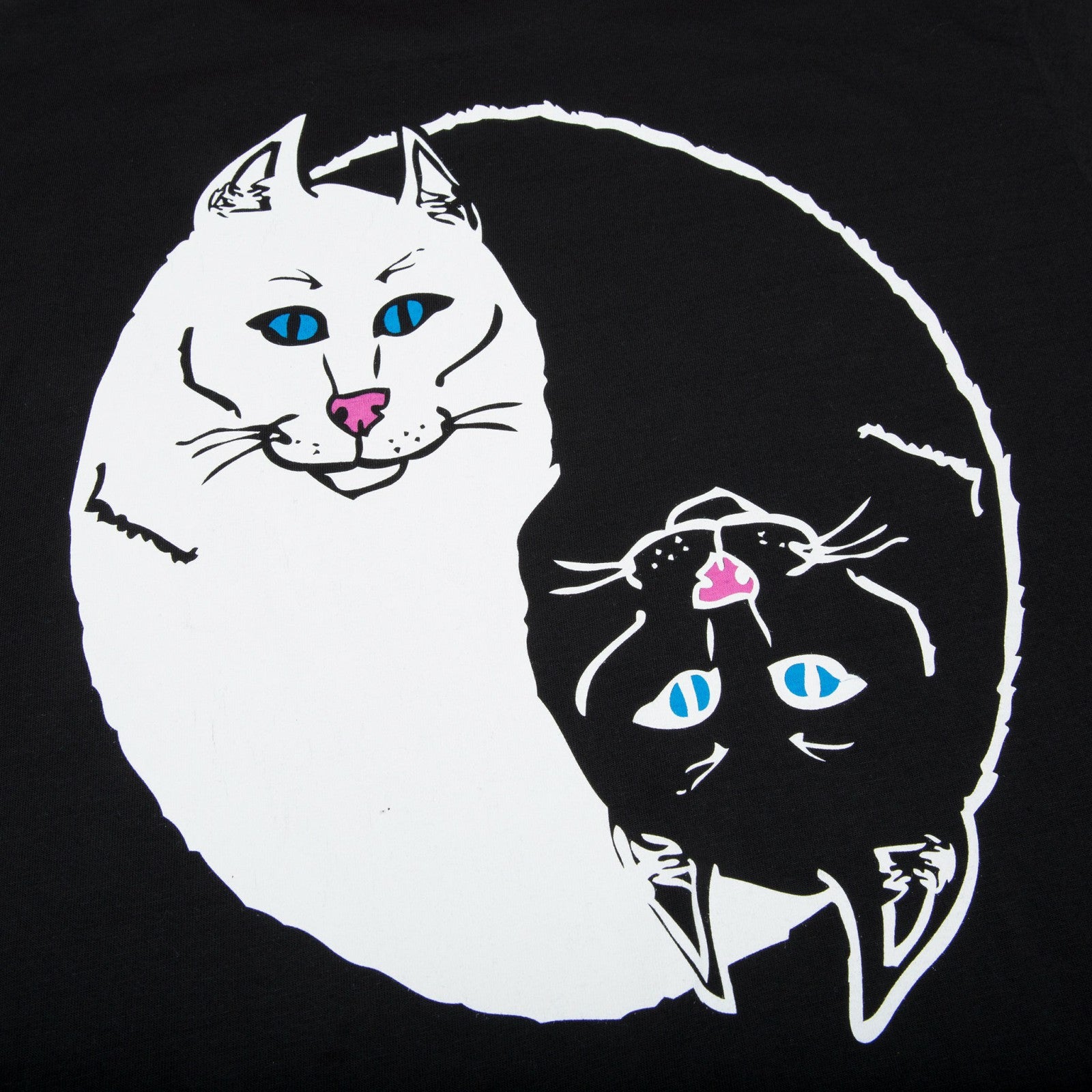 Ripndip Outlets | Nermal Ying Yang Tee (Black)