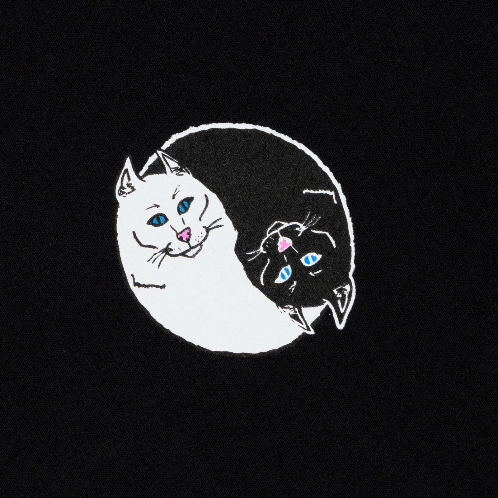 Ripndip Outlets | Nermal Ying Yang Tee (Black)