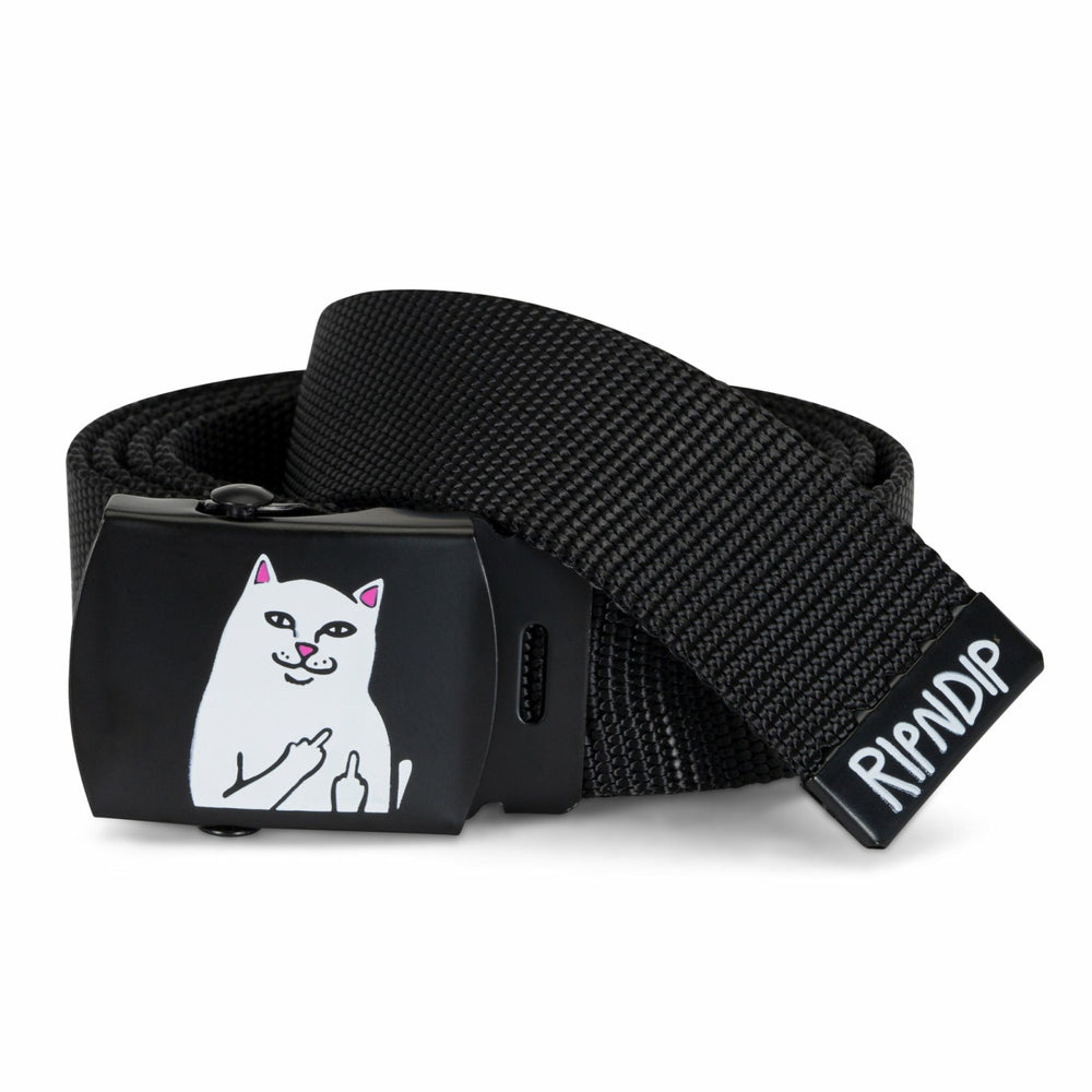 Ripndip Online | Lord Nermal Web Belt (Black)